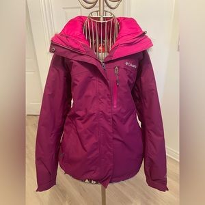 Purple Columbia winter jacket